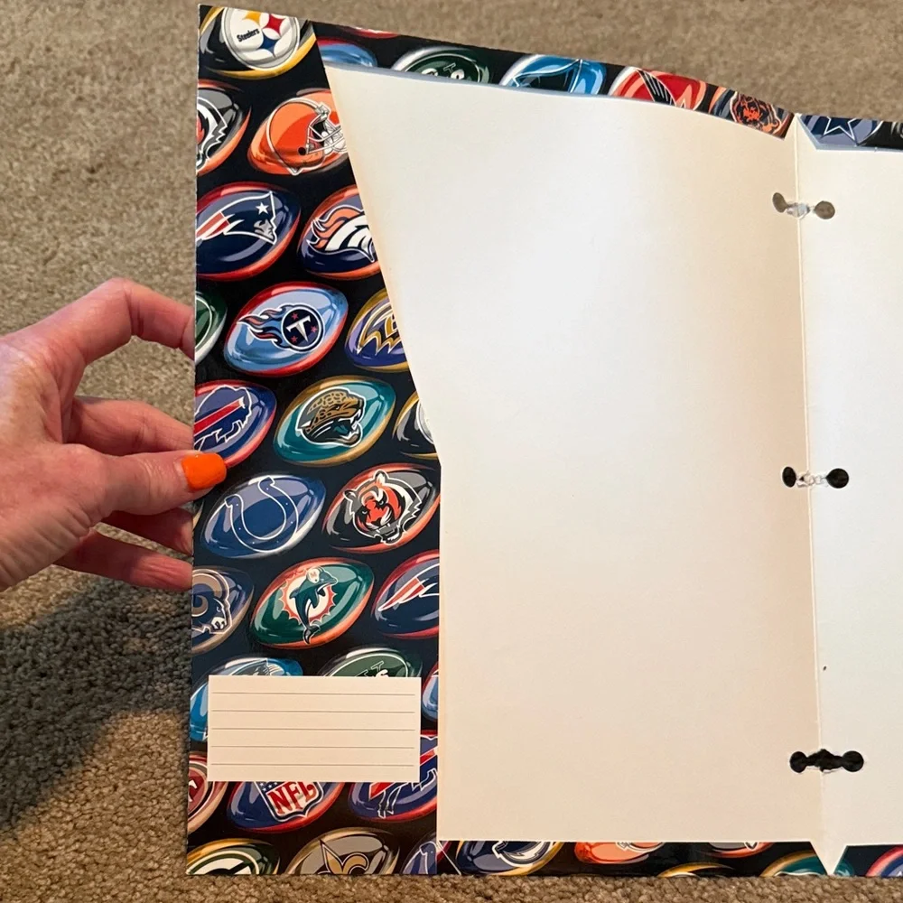 NFL Team Logo Colorful Folder